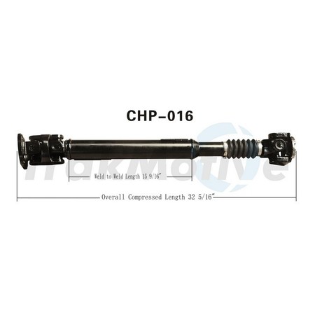 SURTRACK AXLE Drive Shaft Assembly, Chp-016 CHP-016